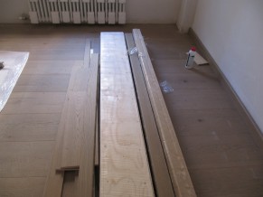 Colocación de parquet tablas