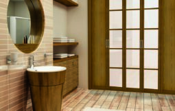 3d rendering of the modern bathroom interior